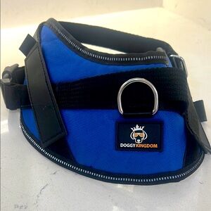 Doggy Kingdom Dog Harness NWOT Small Sturdy Build Blue DOG HARNESS COLLAR